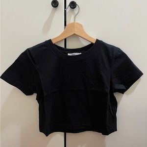 cotton on black baby tee
